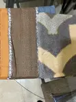 Modern Double Bedsheets - Grey, Gold & Yellow Print - 4