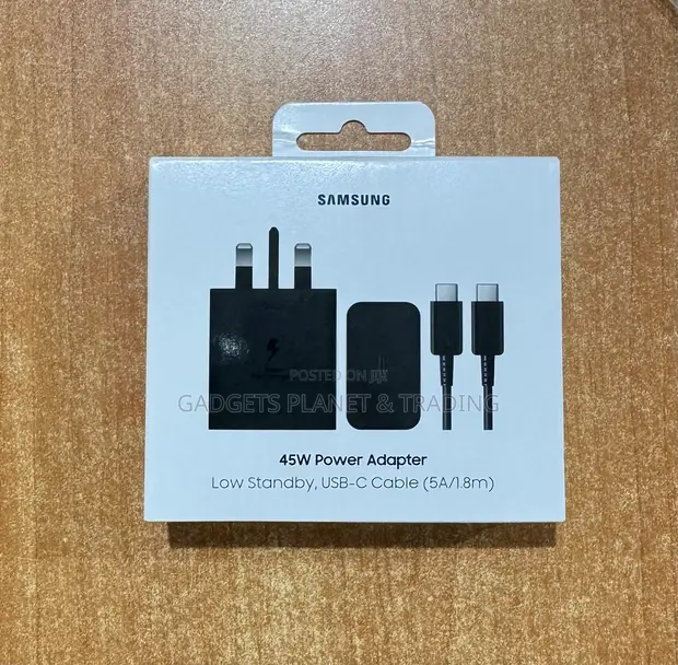 Original Samsung 45W Power Adapter with USB-C Cable - 1