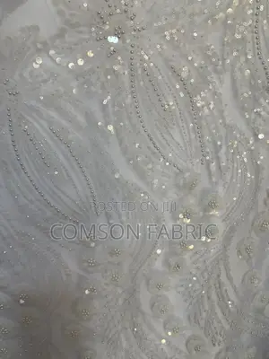 Quality Beaded Lace Fabric