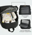 Large Unisex Laptop Backpack - Black - 4