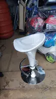 Foreign Used Bar Stool - White - Height Adjustable - 2