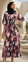 Elegant Long Ladies Dress - 3