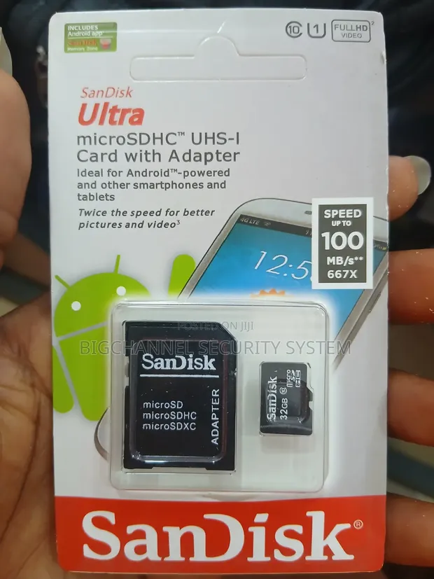 SanDisk Ultra 32GB microSDHC UHS-I Memory Card - 1
