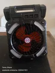 Portable Solar/Rechargeable Fan with Light - 3