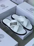 Stylish Black Leather Slides with Cross-Strap Design - 3