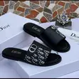 Stylish Black Leather Slides with Cross-Strap Design - 4