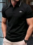 Men's Casual Cotton Polo T-Shirt - 1
