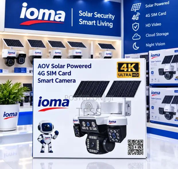 Solar 4G SIM Camera with 4 Lenses & 2-Way Talk - 1
