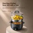 Oraimo MultiPot 6L Electric Cooking Pot with Steamer - 2
