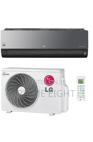 LG ArtCool 2.5HP Dual Inverter Wifi AC - Premium Black