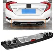 Honda Civic Rear Bumper Diffuser (2016-2020) - 2