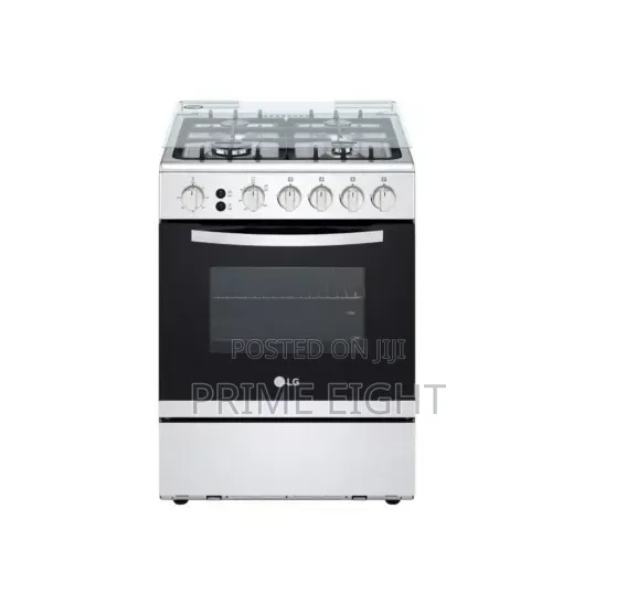 LG Gas Cooker 60x60 Silver Freestanding with Oven - FA211RMA - 1