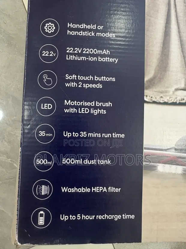 Mistral 22.2V Cordless 2-in-1 Stick Vacuum - 1