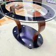 VIG Furniture Oval Centre Table with Glass Top - 2