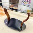 VIG Furniture Oval Centre Table with Glass Top - 5