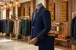 Executive Navy Single-Breasted Formal Suits Set - 1