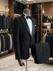 Marcelo Burlon Men's Black Single Breasted Tuxedo Suits - 2