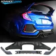 Honda Civic Type R Style Rear Diffuser (FK7 5D Hatchback) - 2