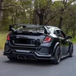 Honda Civic Type R Style Rear Diffuser (FK7 5D Hatchback) - 3