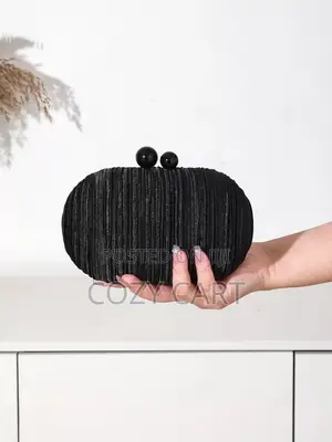 Satin Clutch with Chain Strap