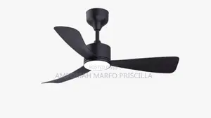 3-Blade Ceiling Fan with Light & Remote Control
