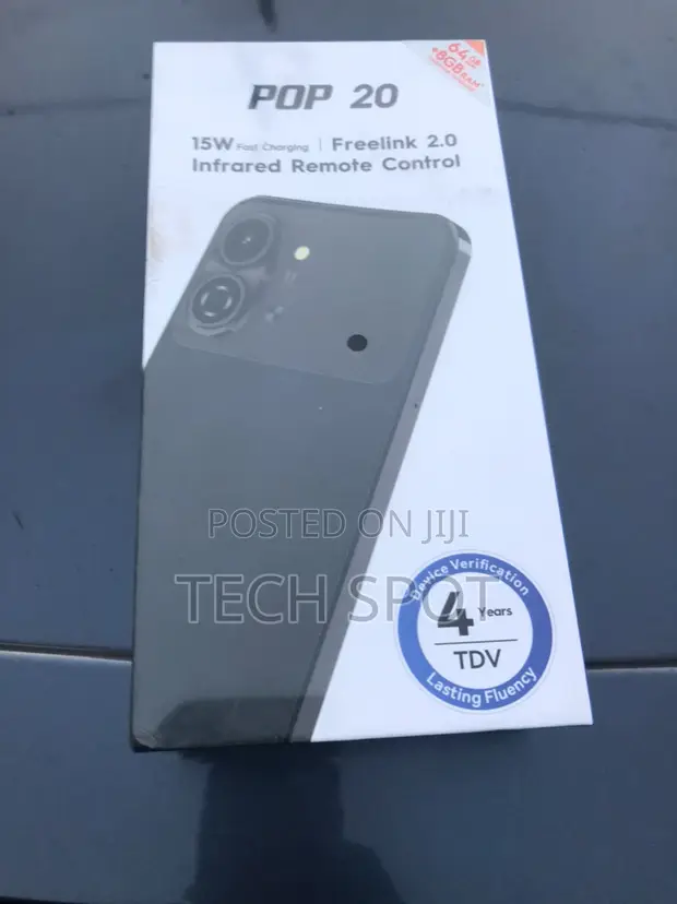 New Tecno Pop 20 64GB Black - 1