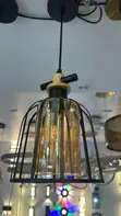 Modern Black and Gold Pendant Light - 1