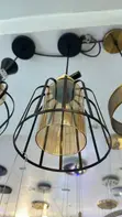 Modern Black and Gold Pendant Light - 2