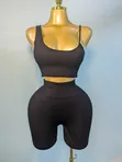 Aj Women's Black Workout Set - Brand New - 1