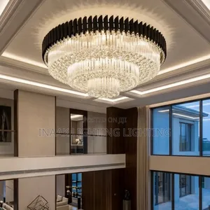 Extra Large Luxury Round Crystal Chandelier