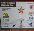 Solar and Rechargeable Fan with Bluetooth Speaker & Mosquito Repellent - 1