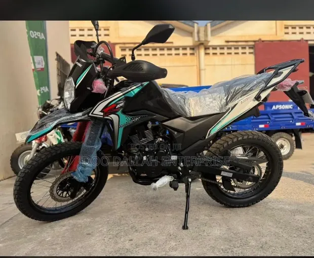 Brand New Apsonic AP200GY-7 2026 Black Dual-Sport Motorcycle - 1