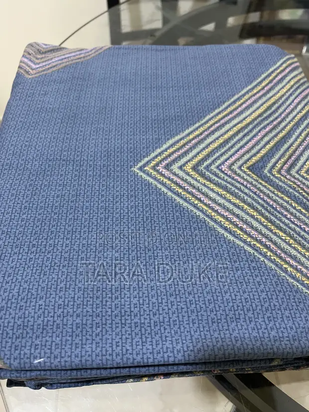 Blue Base Bedsheets - Double Bed - 1