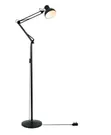 Adjustable Floor Standing Lamp - Black Metal - 1