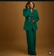 Luxury Ladies Suits for Occasions & Graduation - Green 3XL - 2