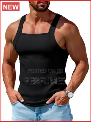 Men's Square Neck Vest - All Colors Available