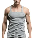 Men's Square Neck Vest - All Colors Available - 3