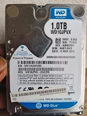 WD Blue 1TB HDD for Laptop