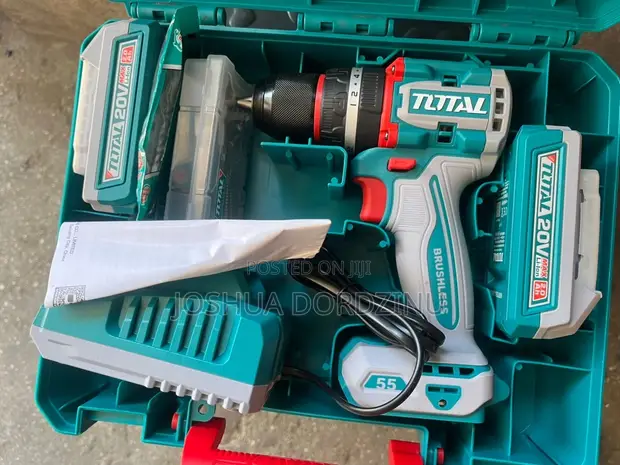 Total 20V Cordless Drill with 2 Batteries - 1