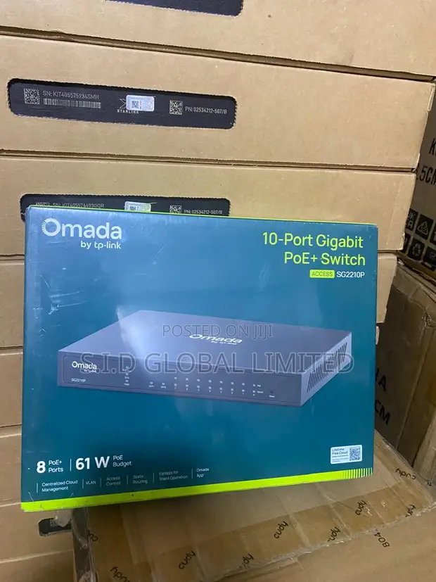 TP-Link SG2210P Omada Smart PoE+ Switch - 1