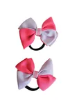 HIBAMIR Handmade Girls Hair Ribbons (2-Pack) - 5