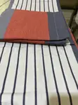 Trendy Double Bedsheets - Grey & Orange - 3