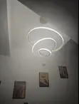 Remote Control Chandelier Light - 3 Color Changing, Dimmable - 2