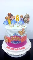 Sofia the First Character Cake - 3
