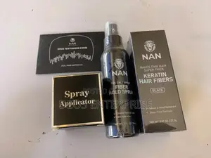 NAN Hair Fibre Complete Kit - Black