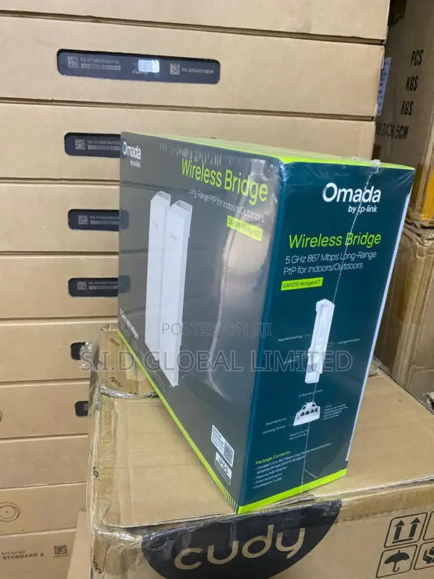 2x TP-Link Omada EAP215-BRIDGE KIT 5GHz Outdoor Wireless Bridge - 1