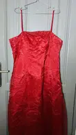 Ladies Thrift Dinner Dress - Red, Size 14 - 1