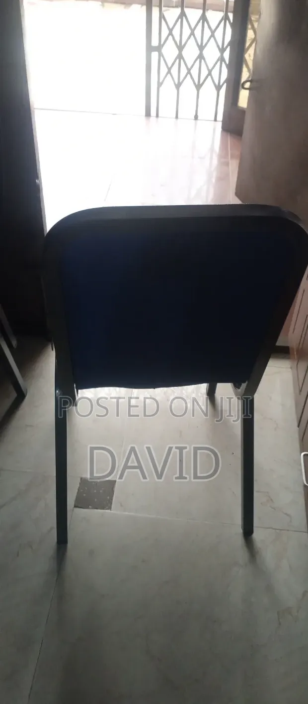 Blue Banquet Conference Chair - Metal Frame - 1