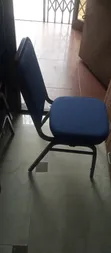Blue Banquet Conference Chair - Metal Frame - 2