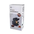 19-Piece Silicone Kitchen Utensil Set with Holder - 1